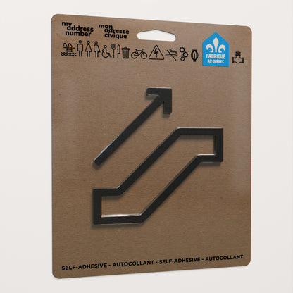 Acrylic adhesive pictograms for indoor signage