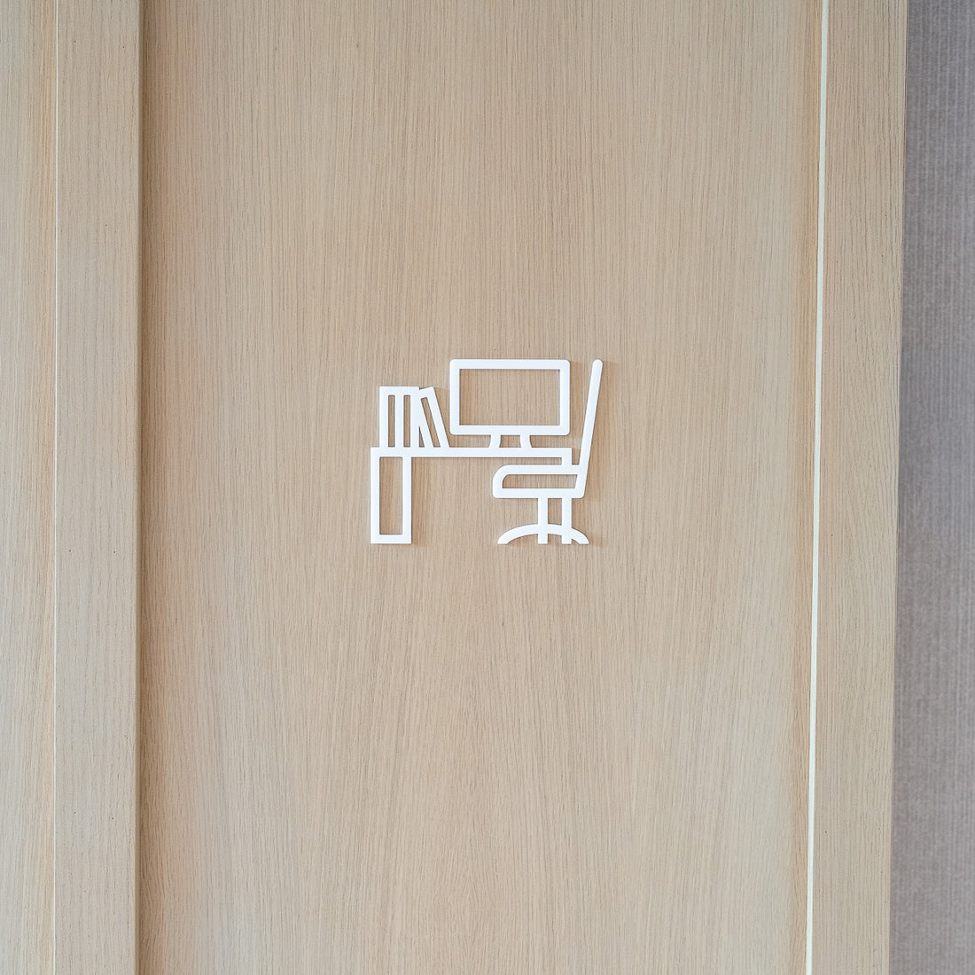 Pictogramme Bureau en situation