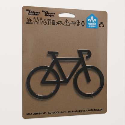 Acrylic adhesive pictograms for indoor signage