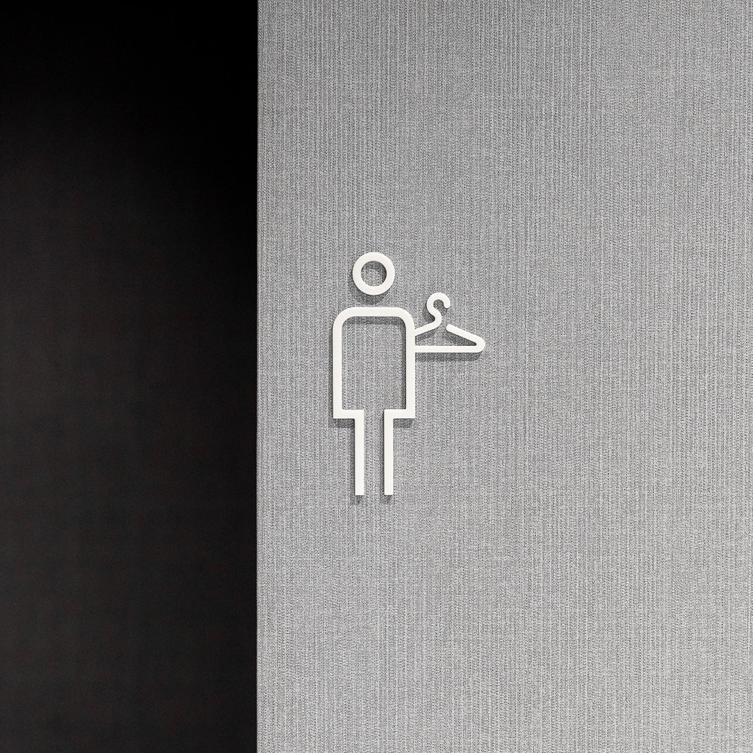Pictogramme Vestiaire homme en situation