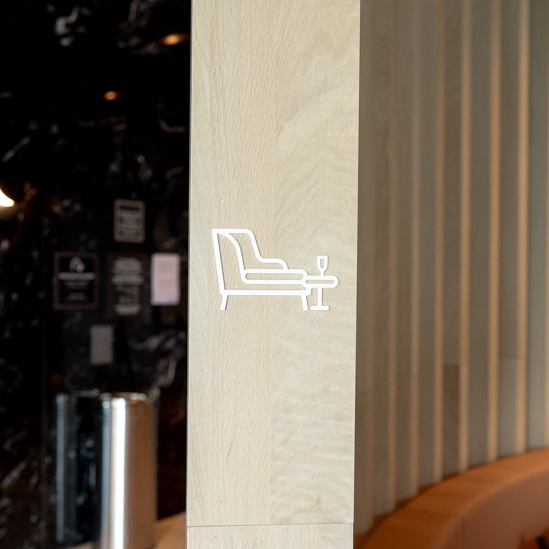 Pictogramme Lounge en situation