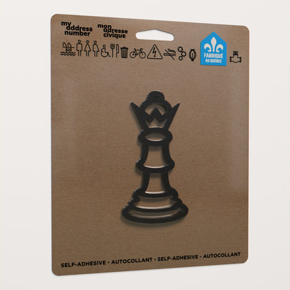 Acrylic adhesive pictograms for indoor signage