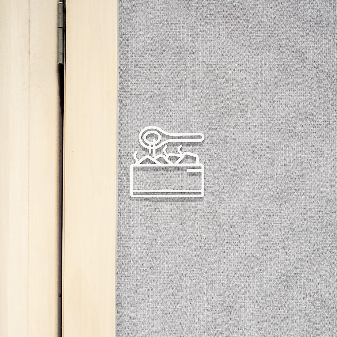 Pictogramme Sauna en situation