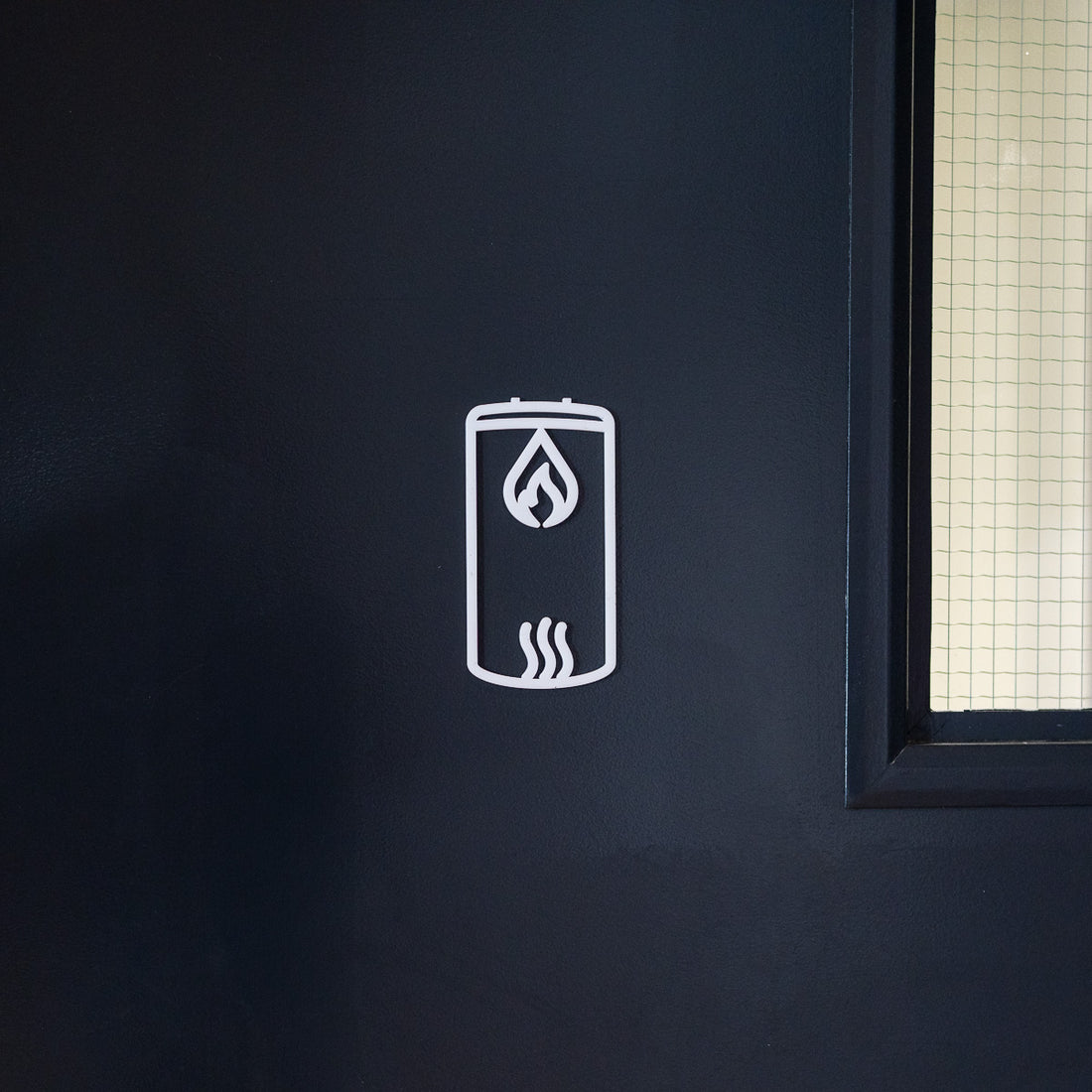 Pictogramme Réservoir eau chaude en situation